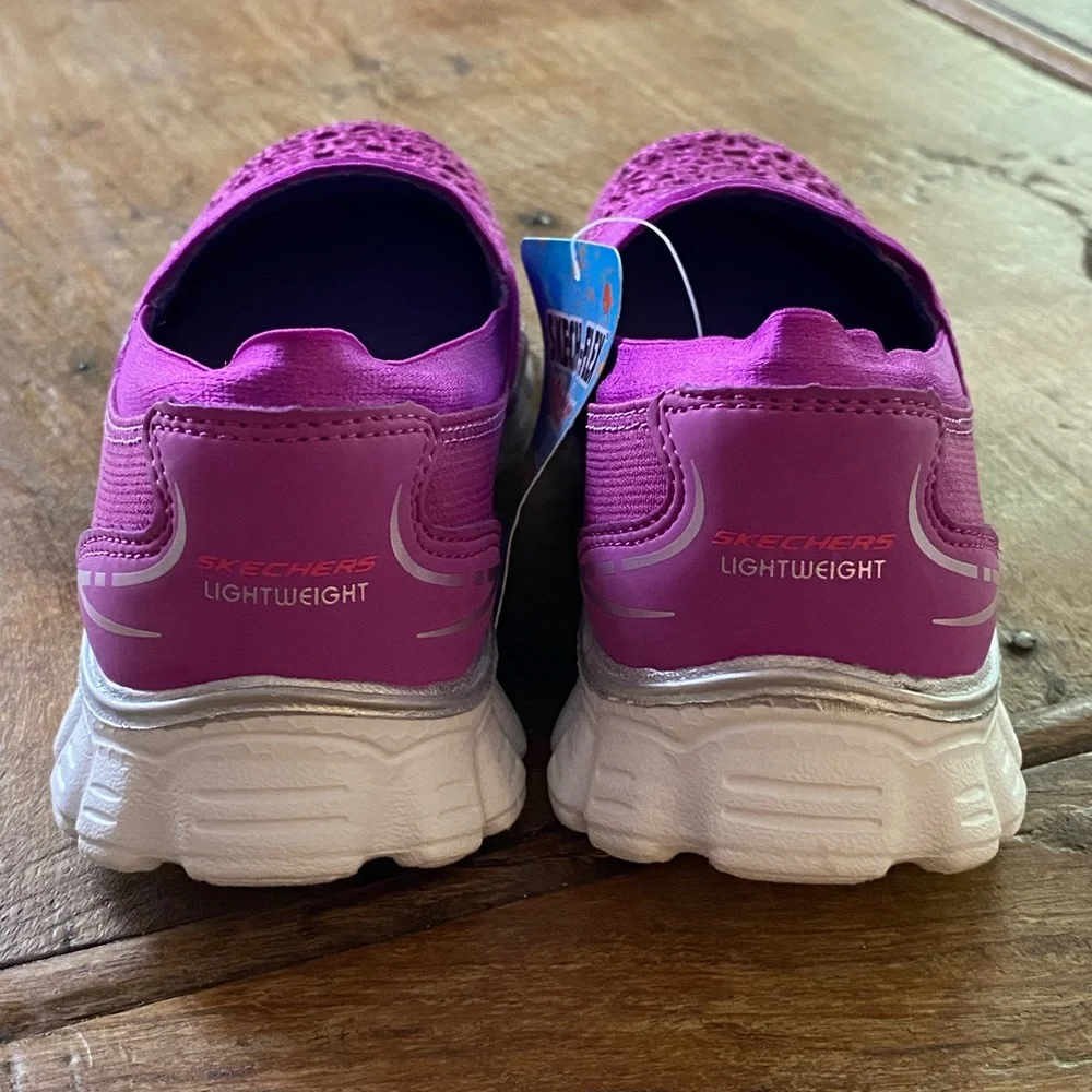 Sketchers Memory Foam Lace Sparkle Slide-Ons NWT! - Picture 10 of 10